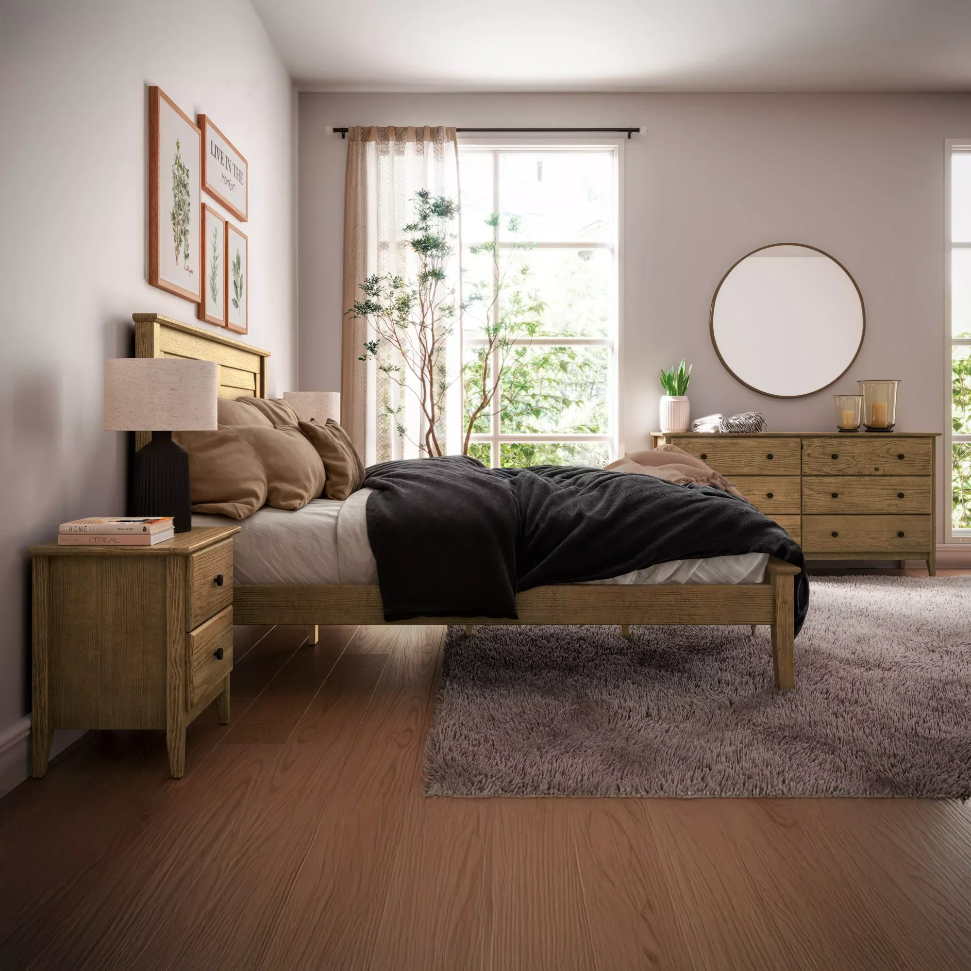 Greenport Louvered Platform Bed - Image 61