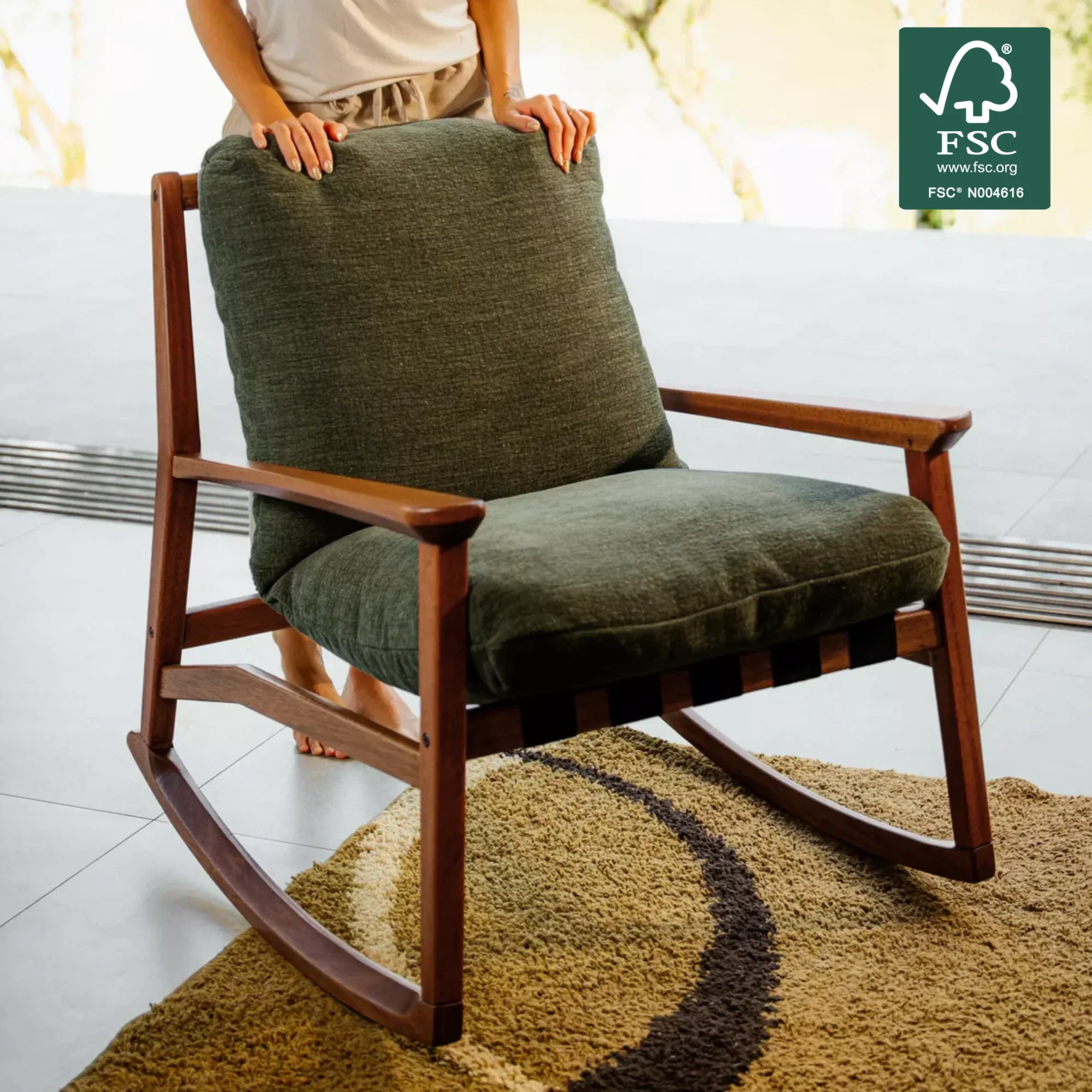 Mid Century Rocking Chair - Image 81