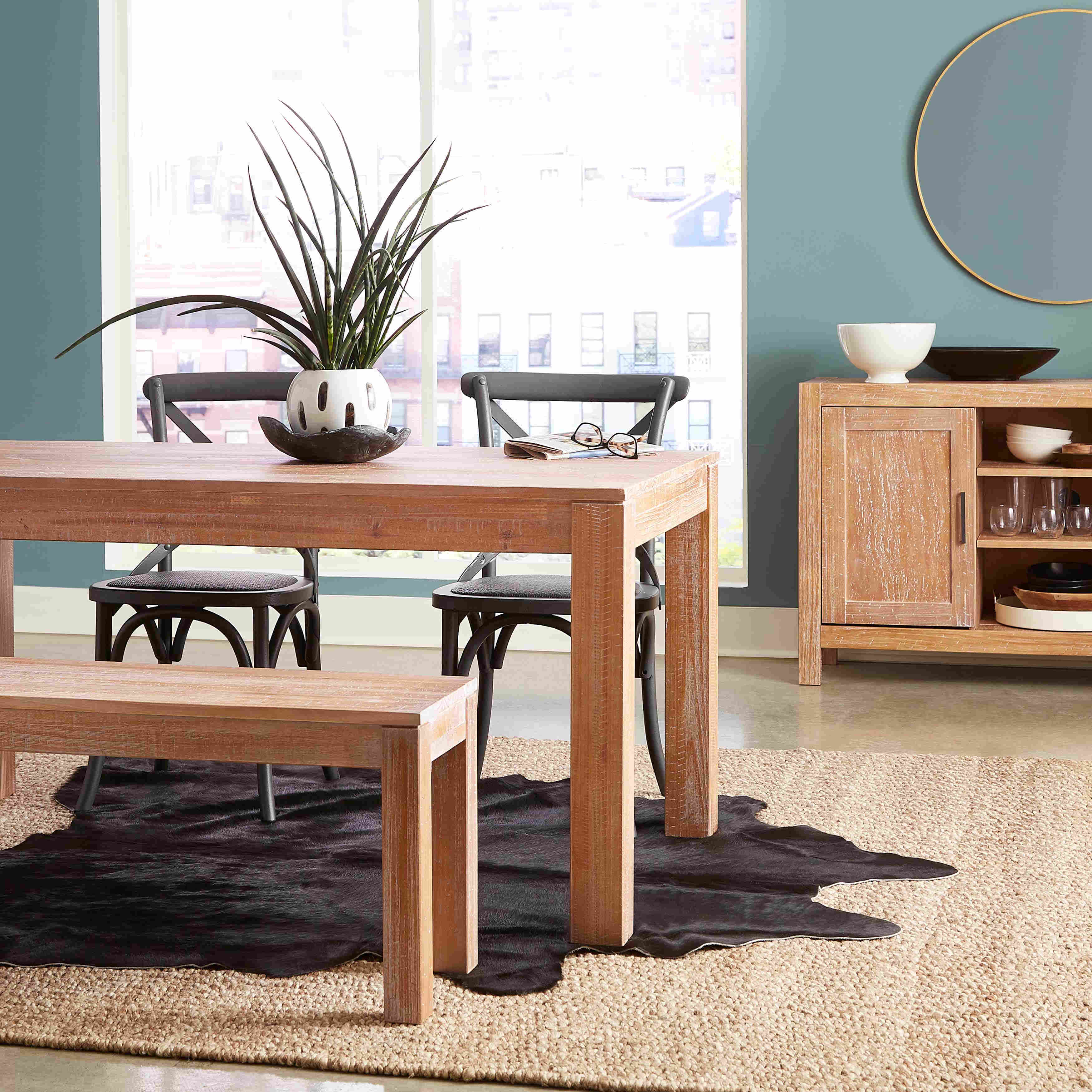 Montauk Solid Wood Dining Table - Image 2