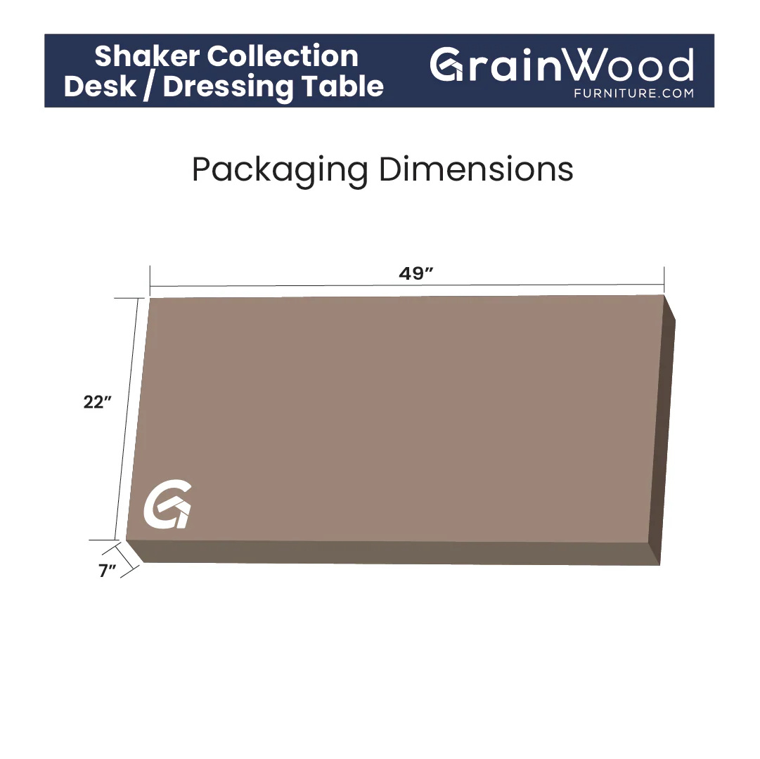 Shaker 44" Desk / Dressing table - Image 9